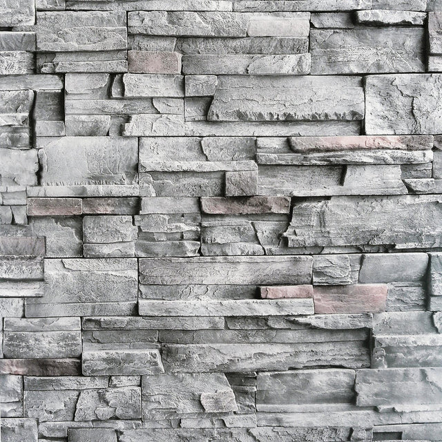 York Cornell Grey Slate Wall Wallpaper