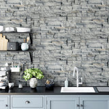 York Cornell Grey Slate Wall Wallpaper