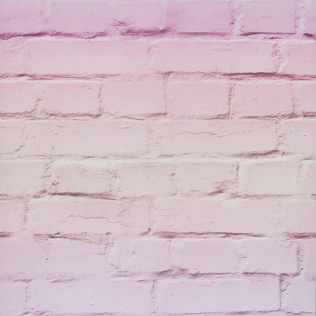 York Winifred Pink Ombre Brick Wallpaper