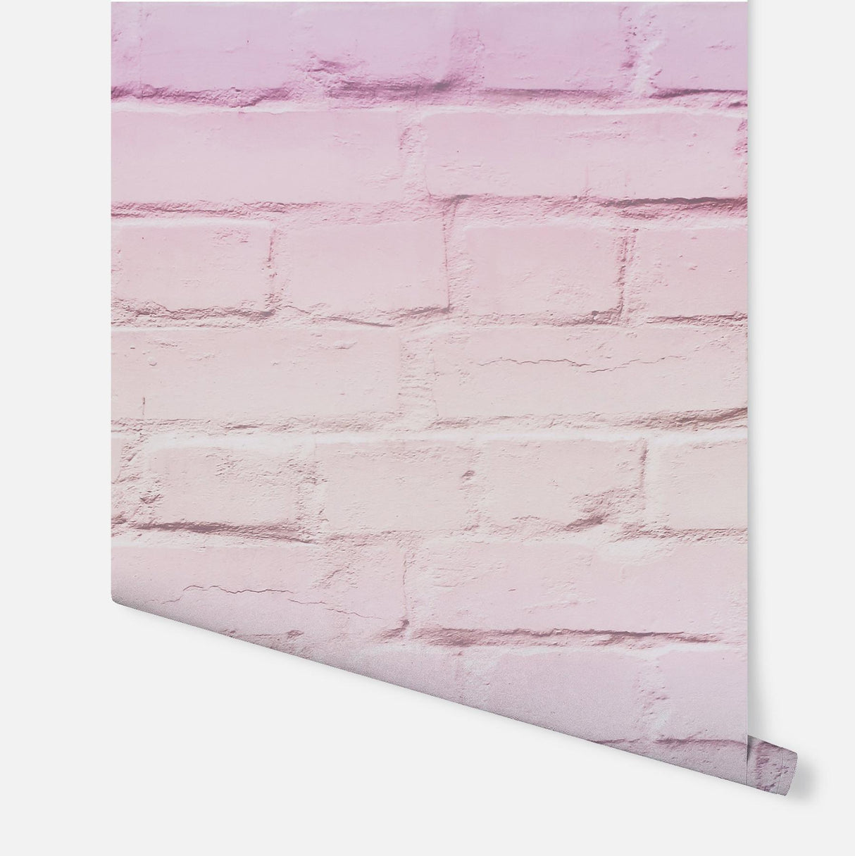 York Winifred Pink Ombre Brick Wallpaper