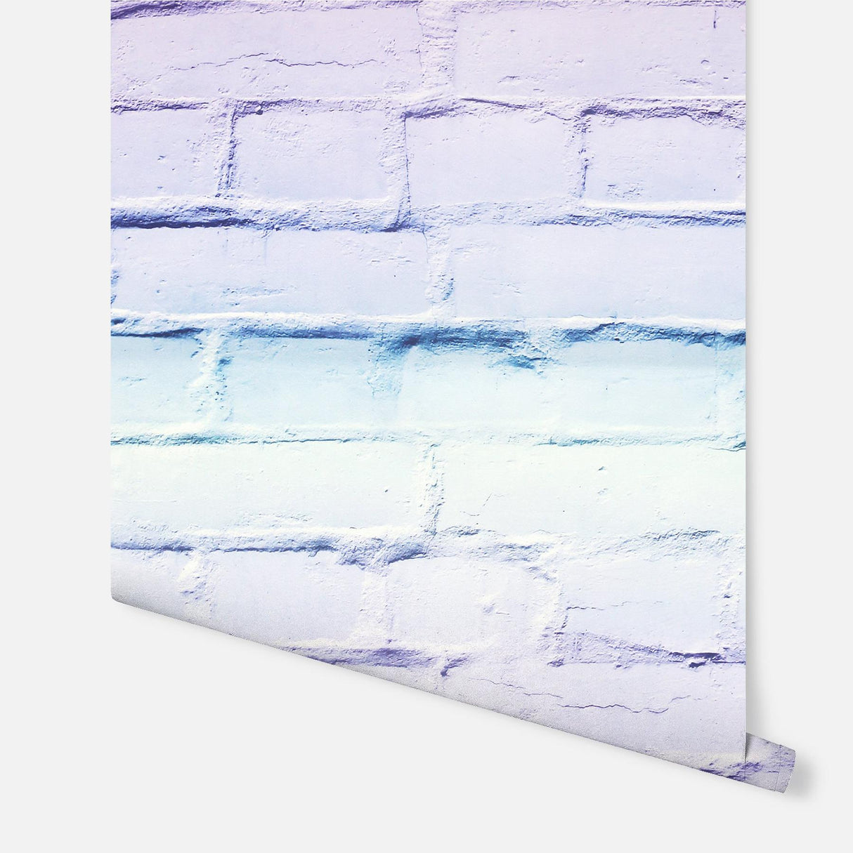 York Winifred Lavender Ombre Brick Wallpaper