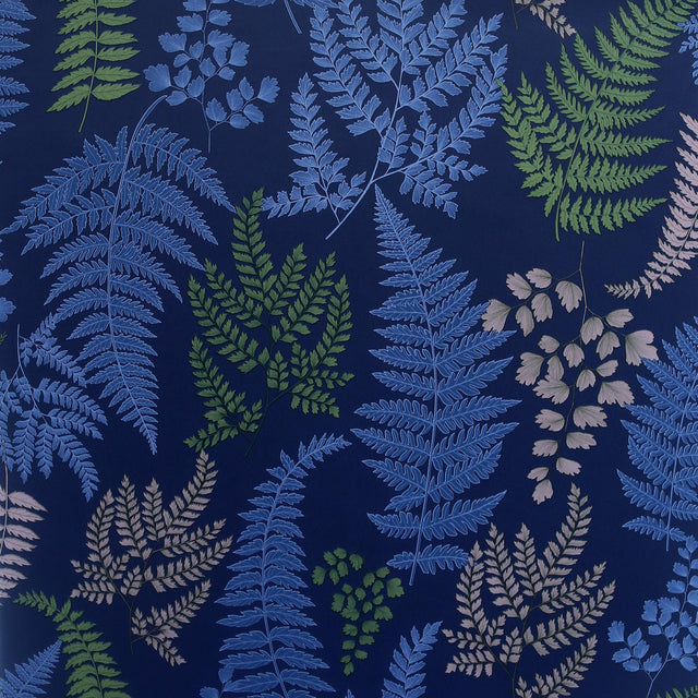 York Jerome Blue Botanical Wallpaper