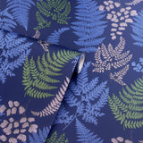 York Jerome Blue Botanical Wallpaper