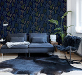 York Jerome Blue Botanical Wallpaper