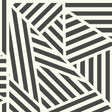 York Oswald Black Striped Geometric Wallpaper