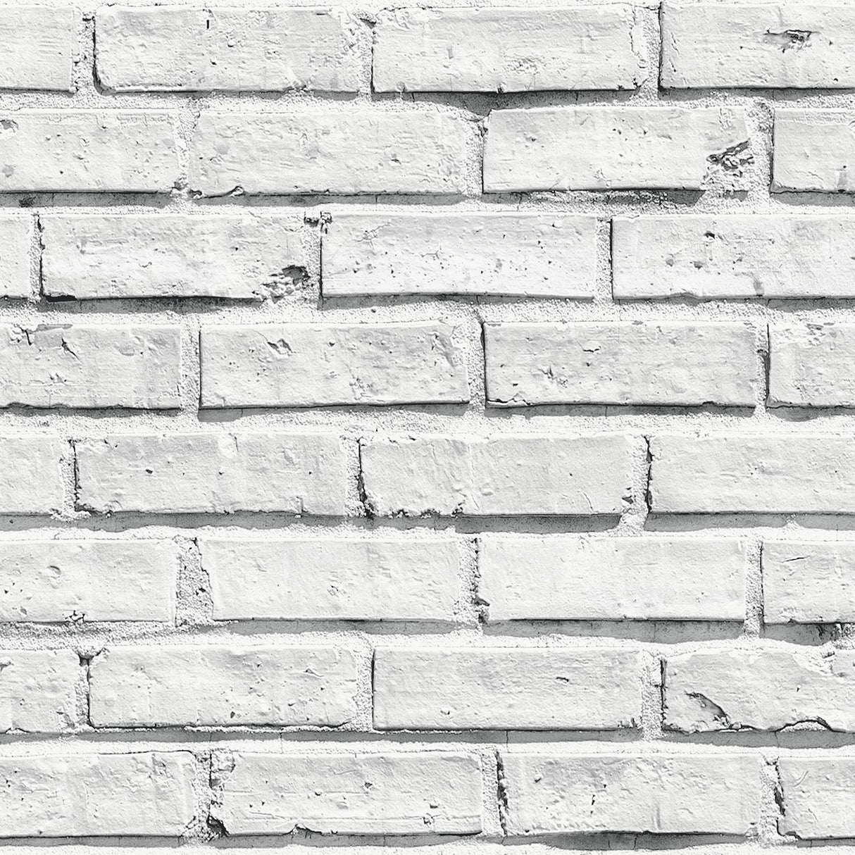 York Abner White Brick Wallpaper