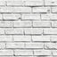 York Abner White Brick Wallpaper