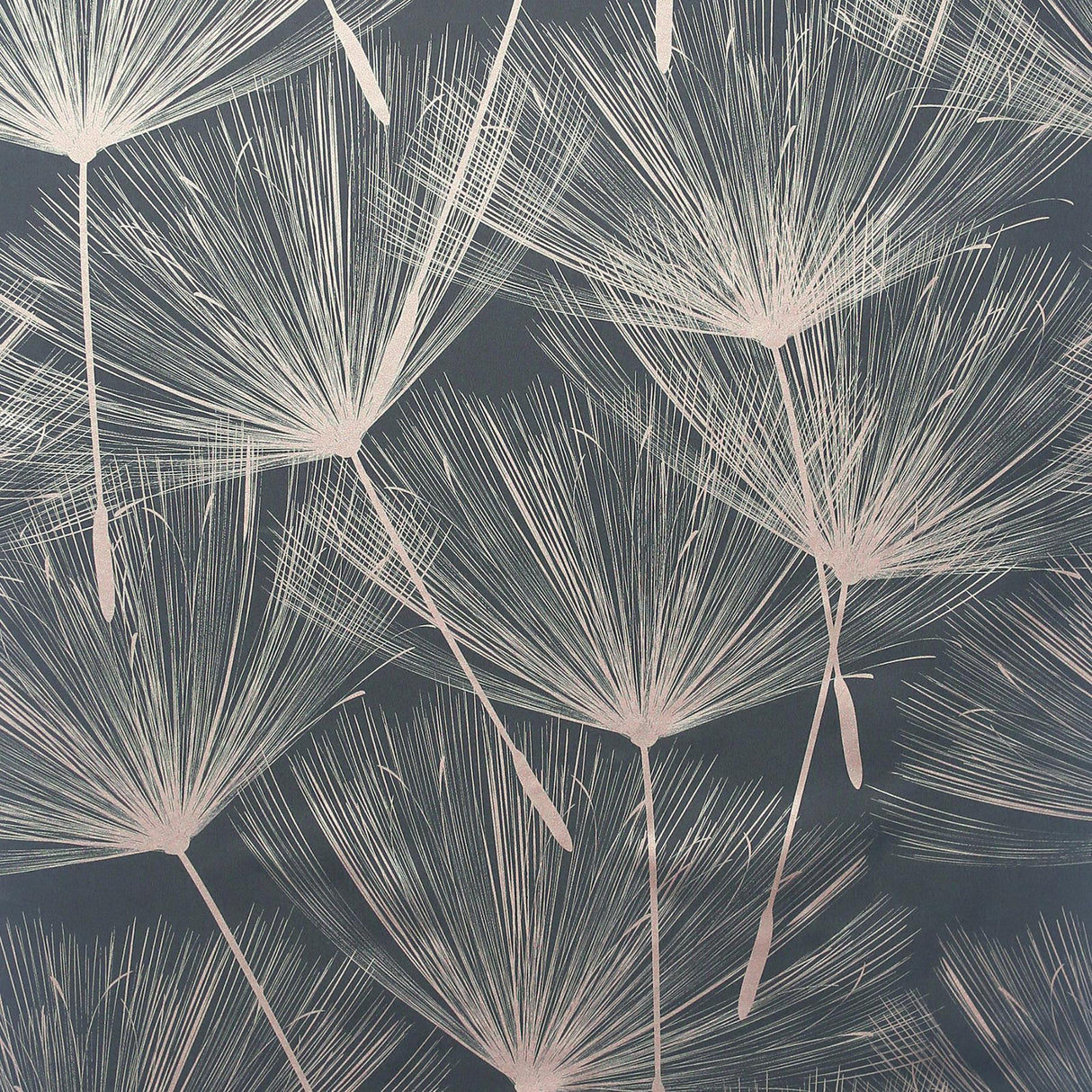 York Kazue Metallic Dandelion Wallpaper