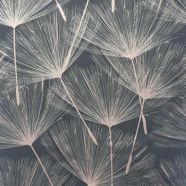 York Kazue Metallic Dandelion Wallpaper