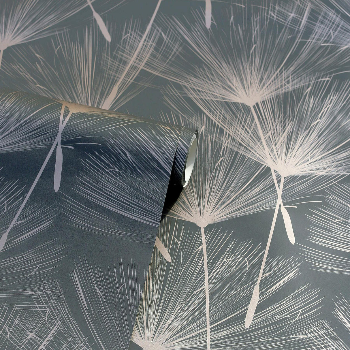 York Kazue Metallic Dandelion Wallpaper