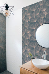 York Kazue Metallic Dandelion Wallpaper