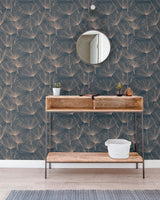 York Kazue Metallic Dandelion Wallpaper