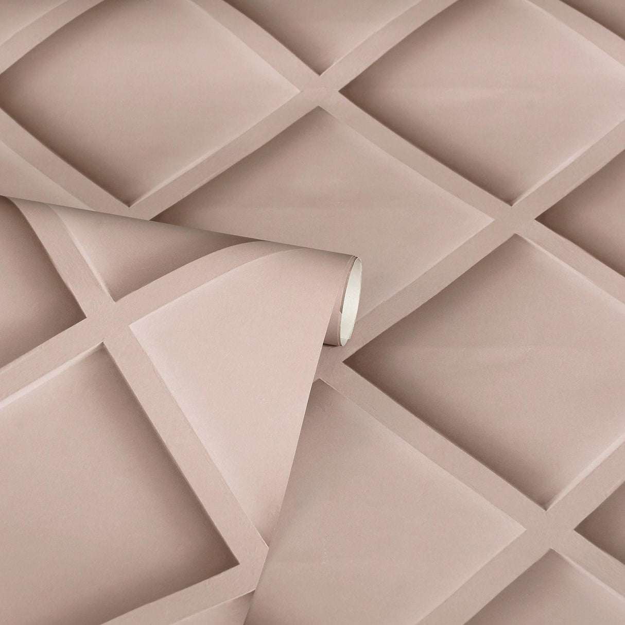 York Enid Pink Wood Wallpaper