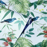 York Nanette Light Blue Tropical Garden Wallpaper