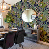 York Etta Navy Tropical Wallpaper