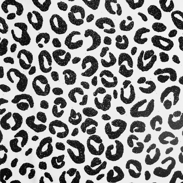 York Dinah Black Leopard Print Wallpaper