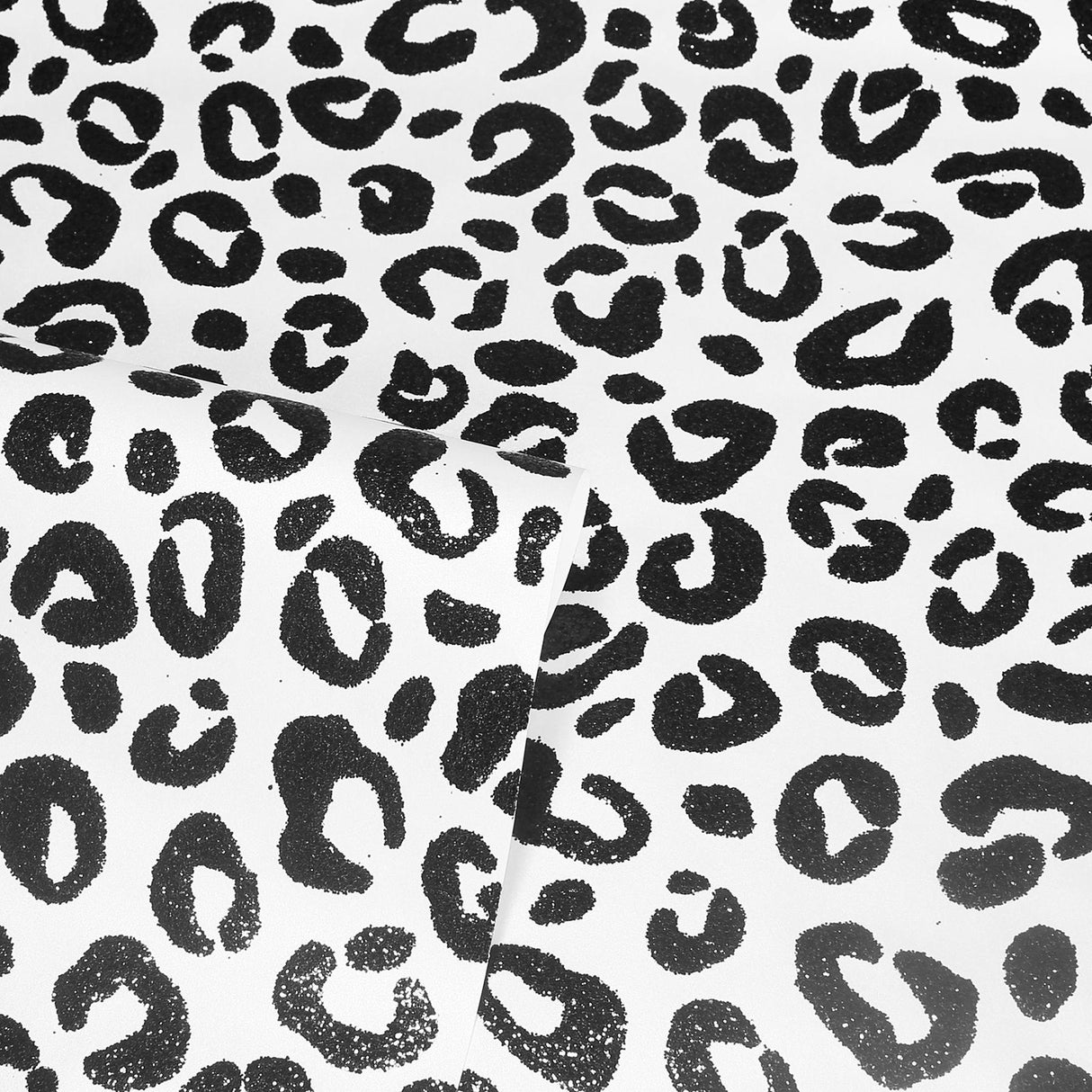 York Dinah Black Leopard Print Wallpaper