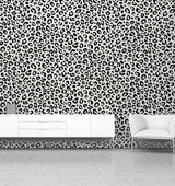 York Dinah Black Leopard Print Wallpaper