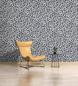 York Dinah Black Leopard Print Wallpaper