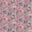 York Cornelia Pink Floral Stripe Wallpaper