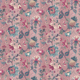 York Cornelia Pink Floral Stripe Wallpaper