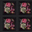 York Lucinda Black Floral Panel Wallpaper