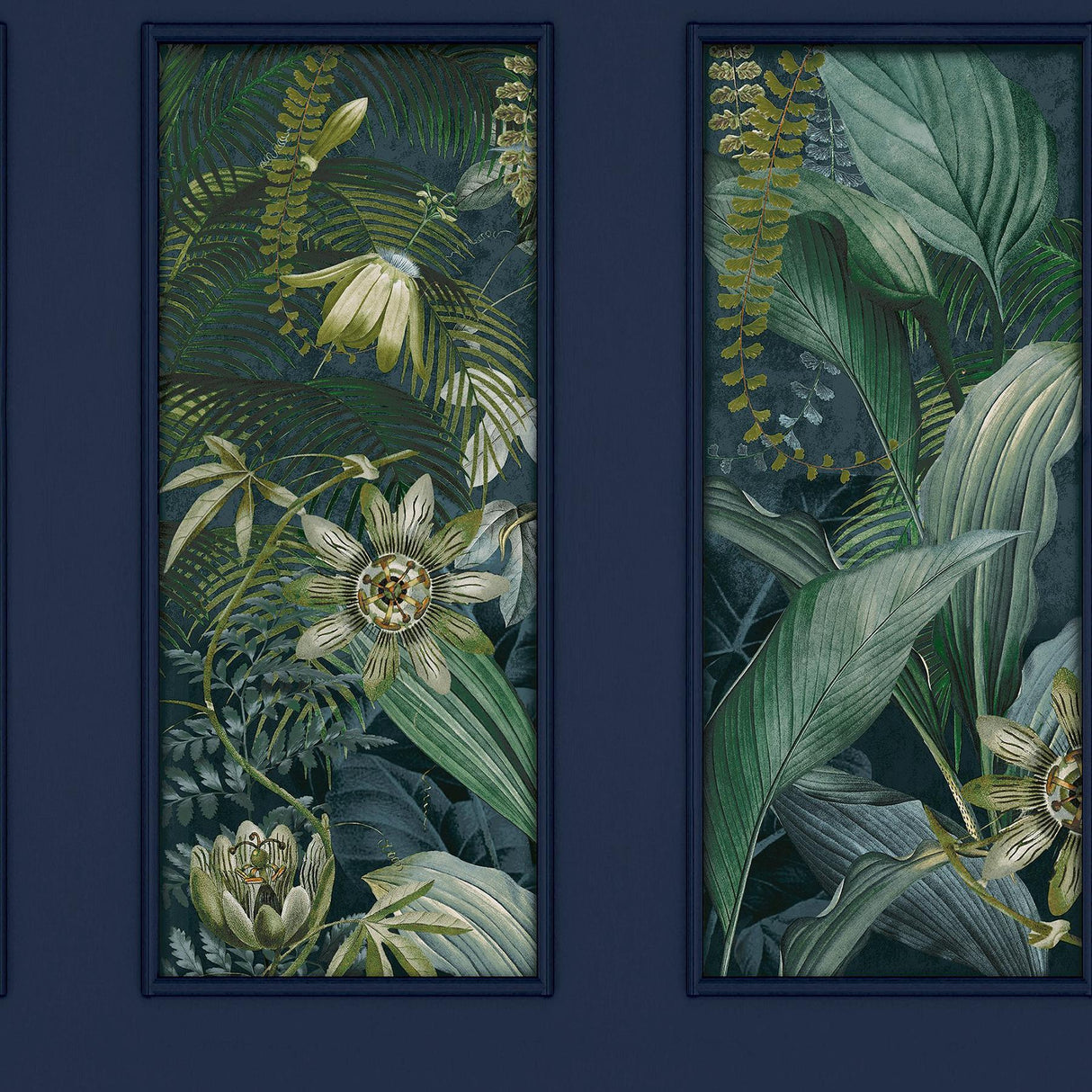 York Wendell Navy Wild Vibes Wallpaper