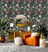York Lucretia Multicolor Tropical Wallpaper