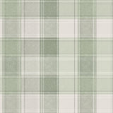 York Rita Green Country Check Wallpaper