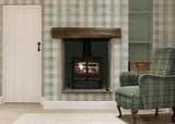 York Rita Green Country Check Wallpaper