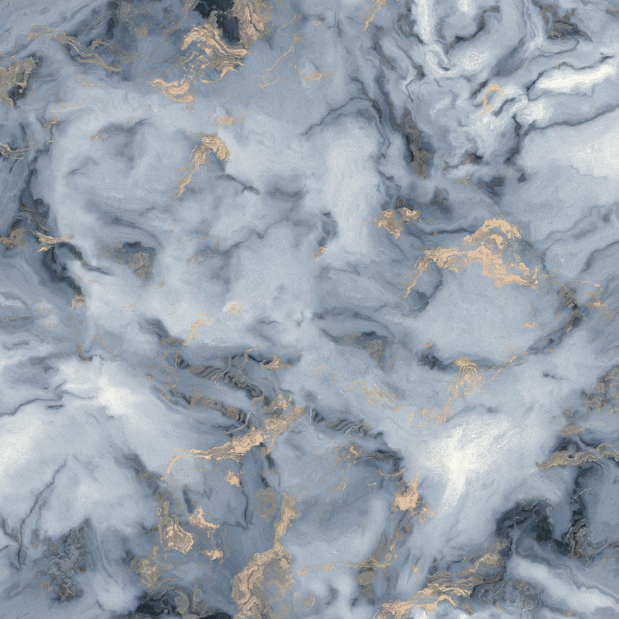 York Merrick Navy Marble Wallpaper