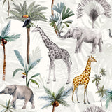 York Hiram Multicolor Serengeti Wallpaper