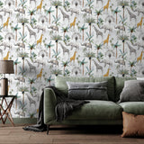 York Hiram Multicolor Serengeti Wallpaper