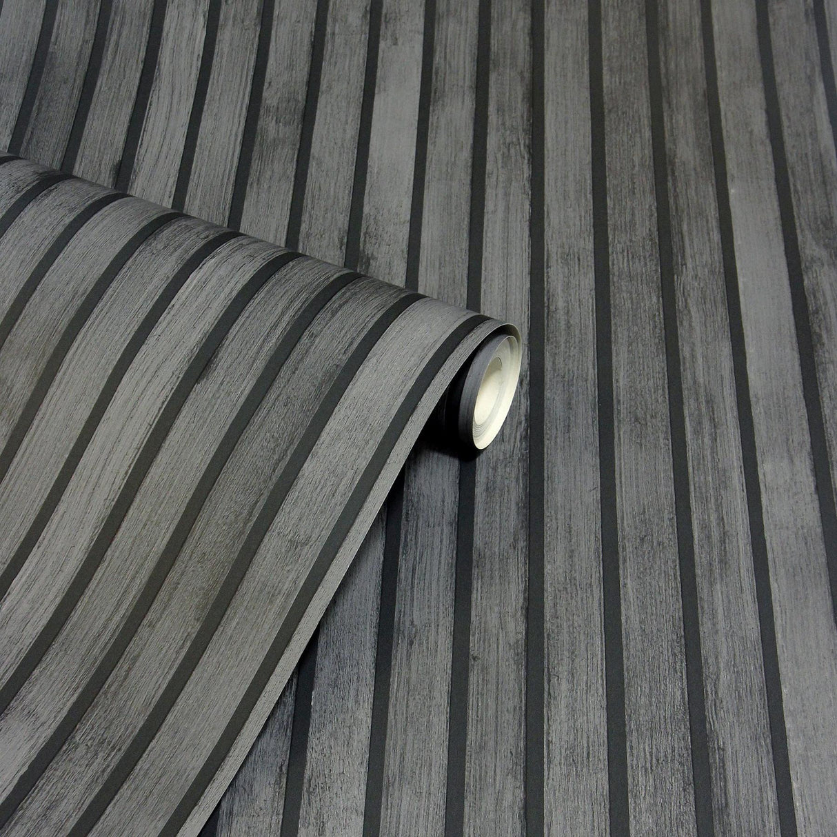York Herman Charcoal Wood Wallpaper