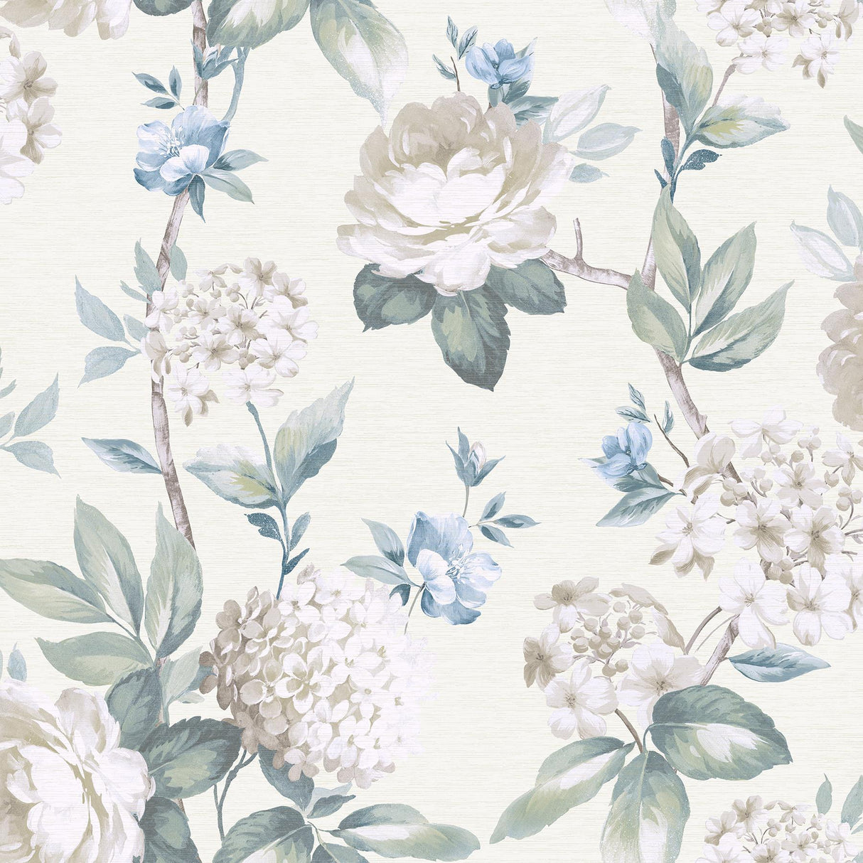 York Atley Light Green Floral Wallpaper