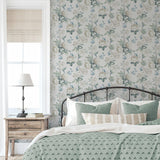 York Atley Light Green Floral Wallpaper