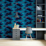 York Orlena Blue Under The Sea Wallpaper