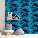 York Orlena Blue Under The Sea Wallpaper
