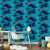 York Orlena Blue Under The Sea Wallpaper