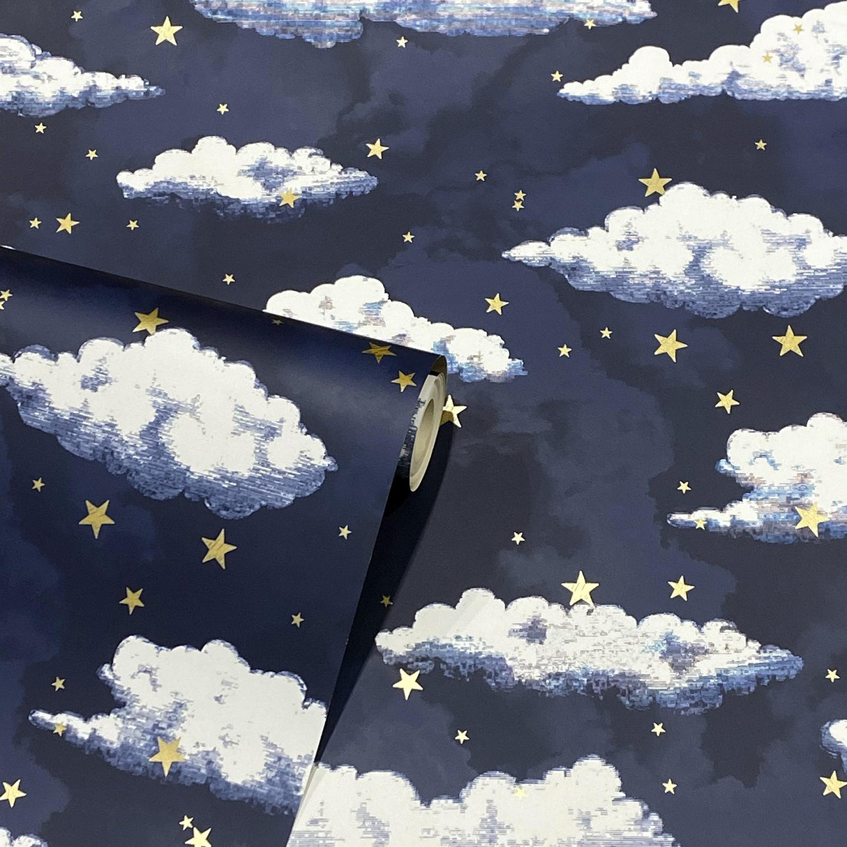 York Zeno Navy Starry Skies Wallpaper