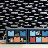 York Zeno Navy Starry Skies Wallpaper