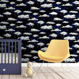 York Zeno Navy Starry Skies Wallpaper