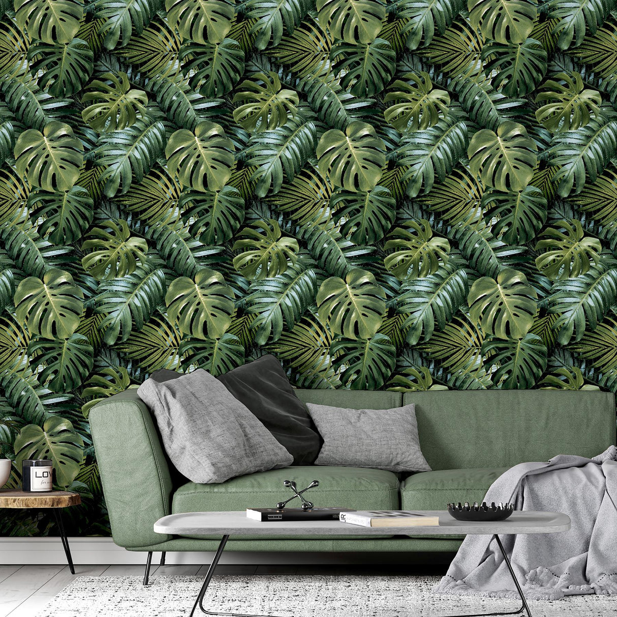 York Harlynn Green Monstera Wallpaper