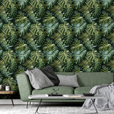 York Harlynn Green Monstera Wallpaper