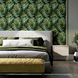 York Harlynn Green Monstera Wallpaper