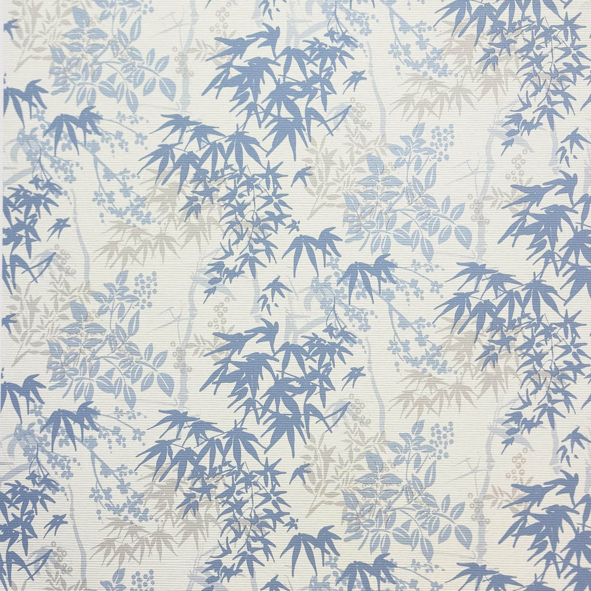 York Elinore Blue Bamboo Trail Wallpaper