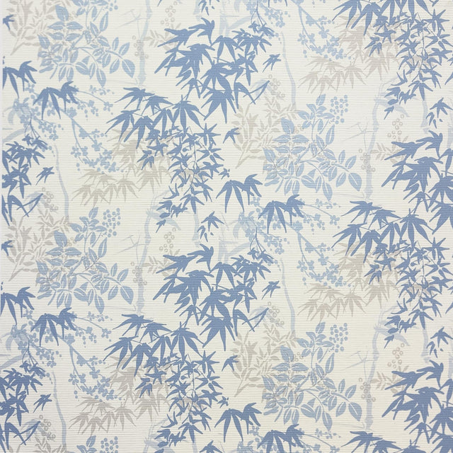 York Elinore Blue Bamboo Trail Wallpaper