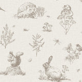 York Clawford Beige Meadow Friends Wallpaper