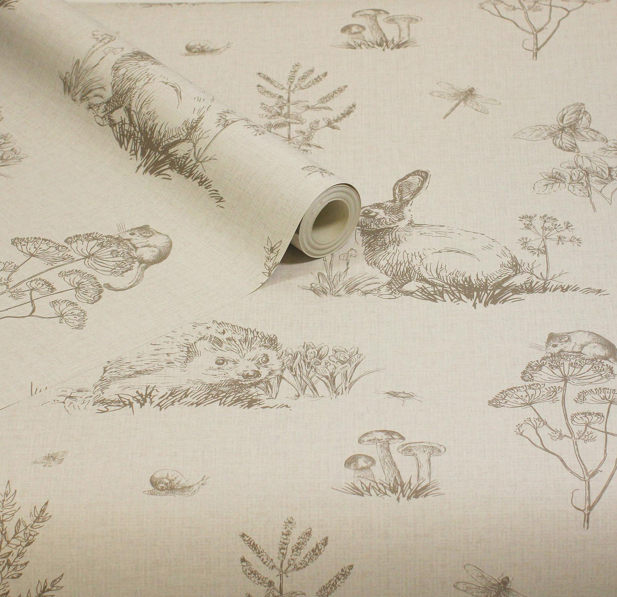 York Clawford Beige Meadow Friends Wallpaper