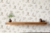 York Clawford Beige Meadow Friends Wallpaper